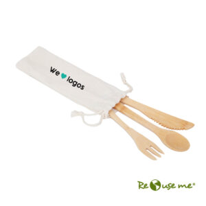 Set Cutlery Bamboo - Imagen 1