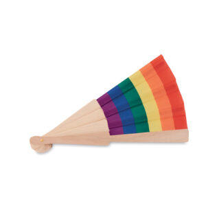 BOWFAN Abanico de madera rainbow - Imagen 4