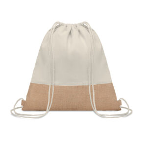 INDIA Bolsa cuerdas con yute - Imagen 1