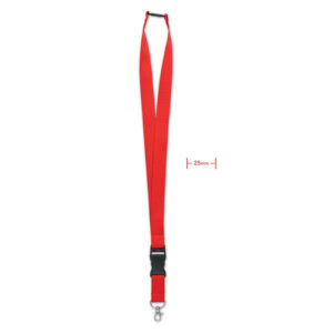 WIDE LANY Lanyard 25mm con mosquetón - Imagen 1