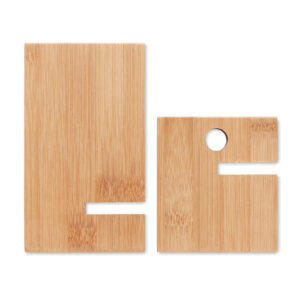 WHIPPY Soporte para telefono de bambú - Imagen 4